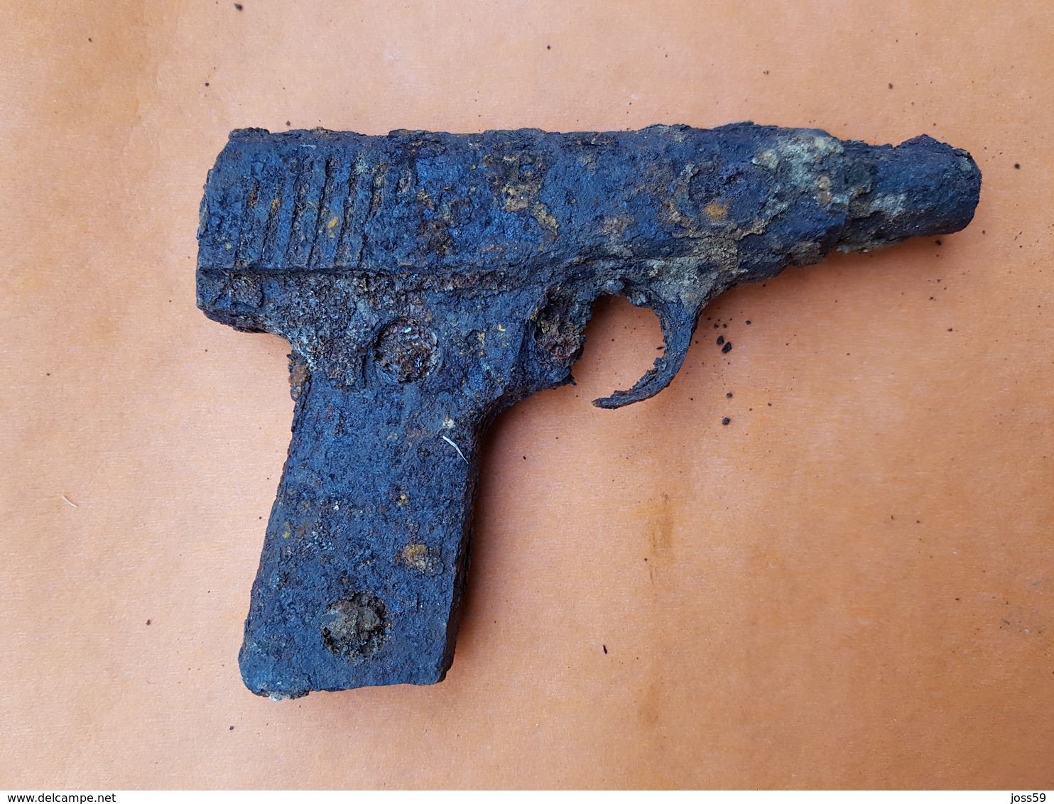 Ruby Pistolet épave Relique 14-18 WW1 Grande Guerre - 1914-18