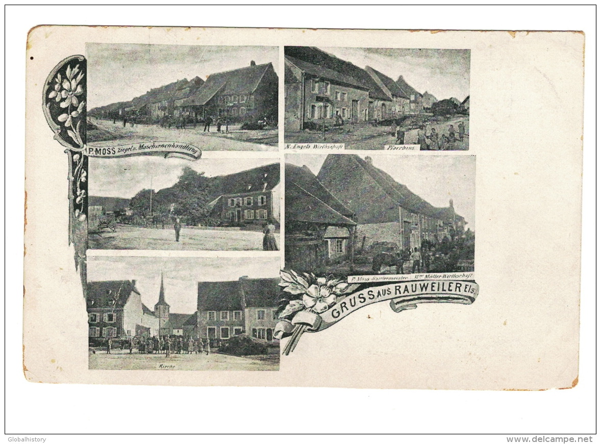 DE1480 FRANCE  RAUWEILER ELS. MULTIVIEW   POSTCARD - Sonstige & Ohne Zuordnung