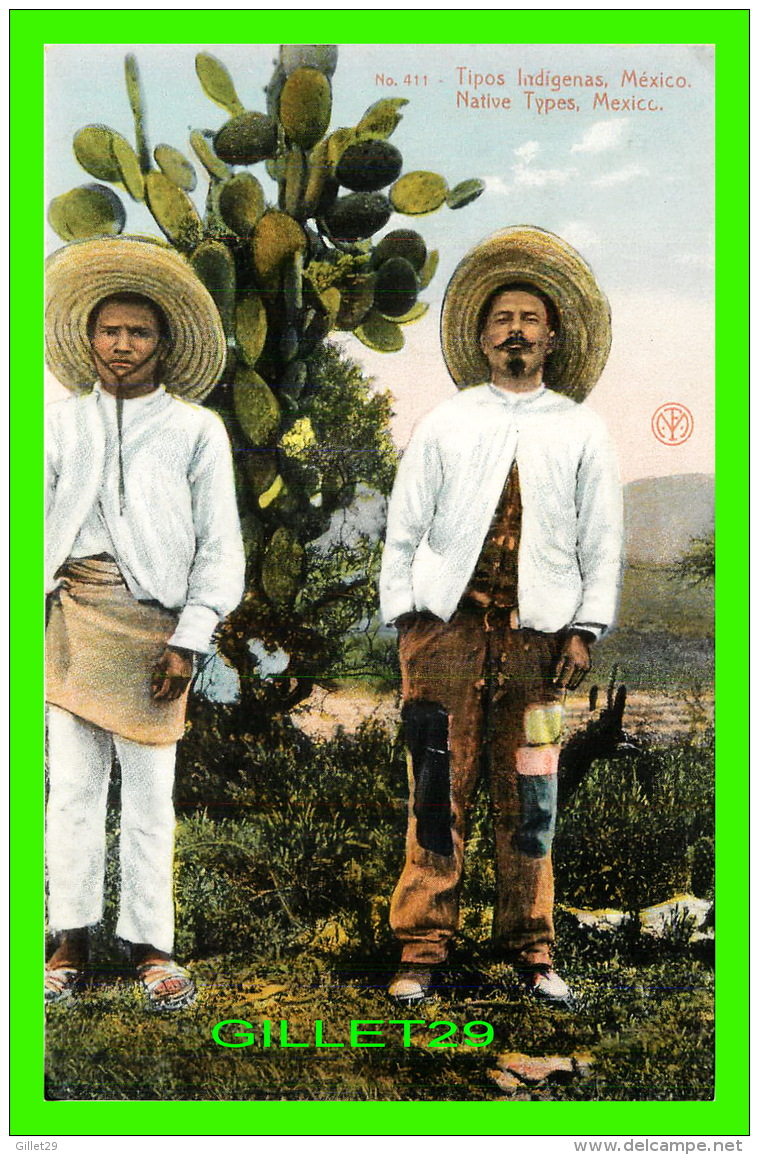 MEXICO - NATIVE TYPES - TIPOS INDIGENAS - EDITOR F. MARTIN - Mexico