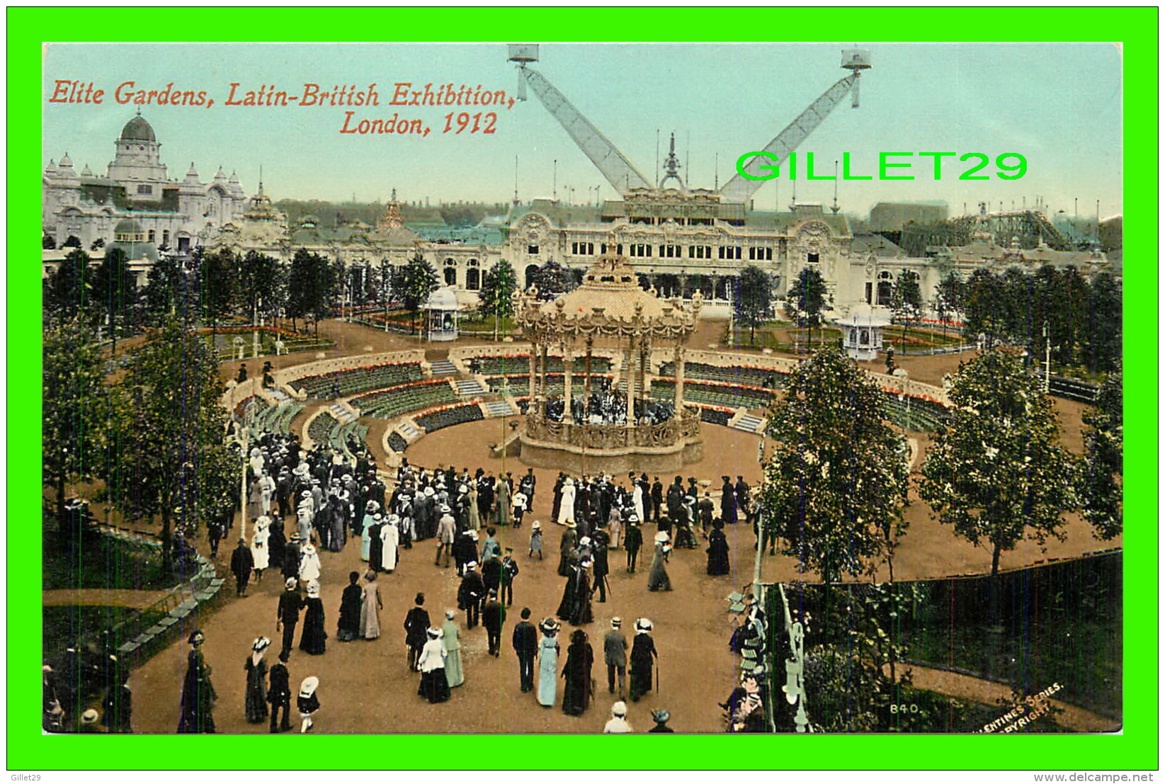 EXHIBITION - ELITE GARDENS, LATIN-BRITISH EXHIBITION, LONDON 1912 - VALENTINE &amp; SONS LTD - - Expositions