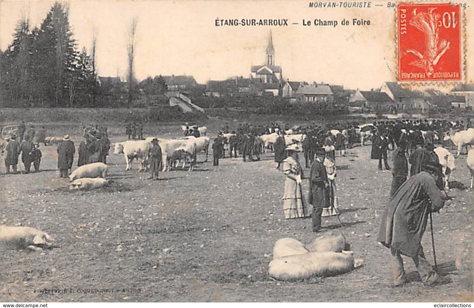 Etang Sur Arroux        71     Le Champ De Foire       (voir Scan) - Autres & Non Classés