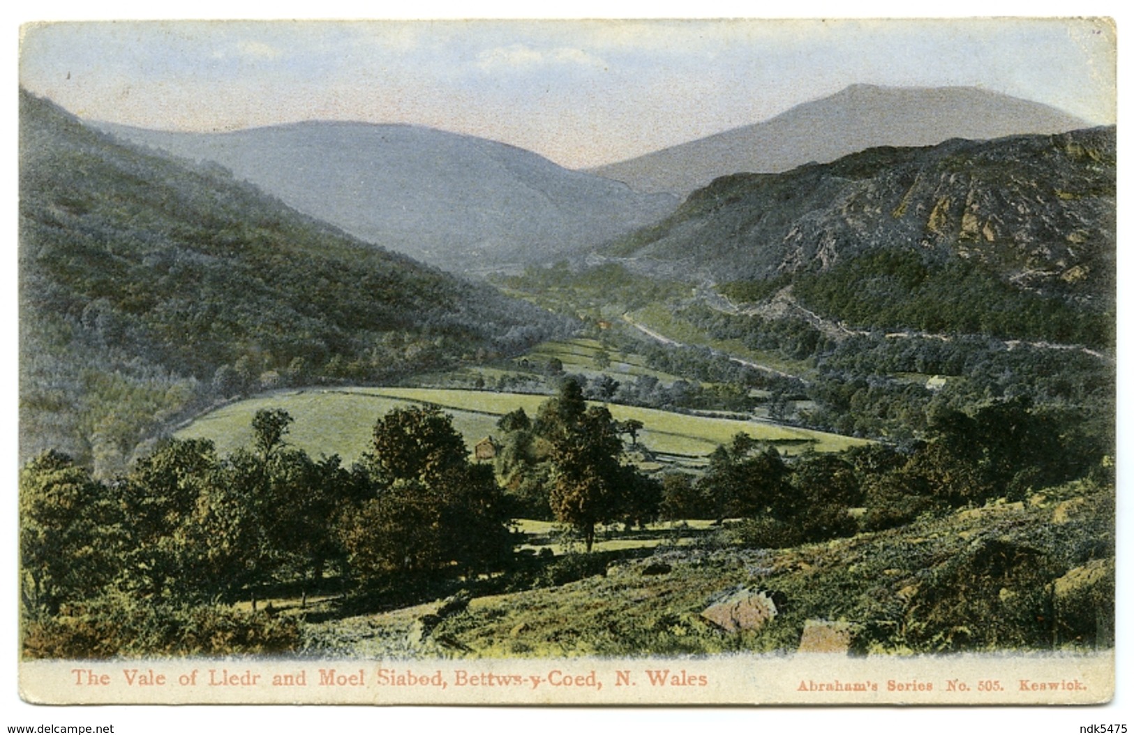 THE VALE OF LLEDR AND MOEL SIABAD, BETTWS-Y-COED, NORTH WALES (ABRAHAM'S SERIES) / BLACKBURN, REVIDGE ROAD, (RAMSBOTTOM) - Caernarvonshire