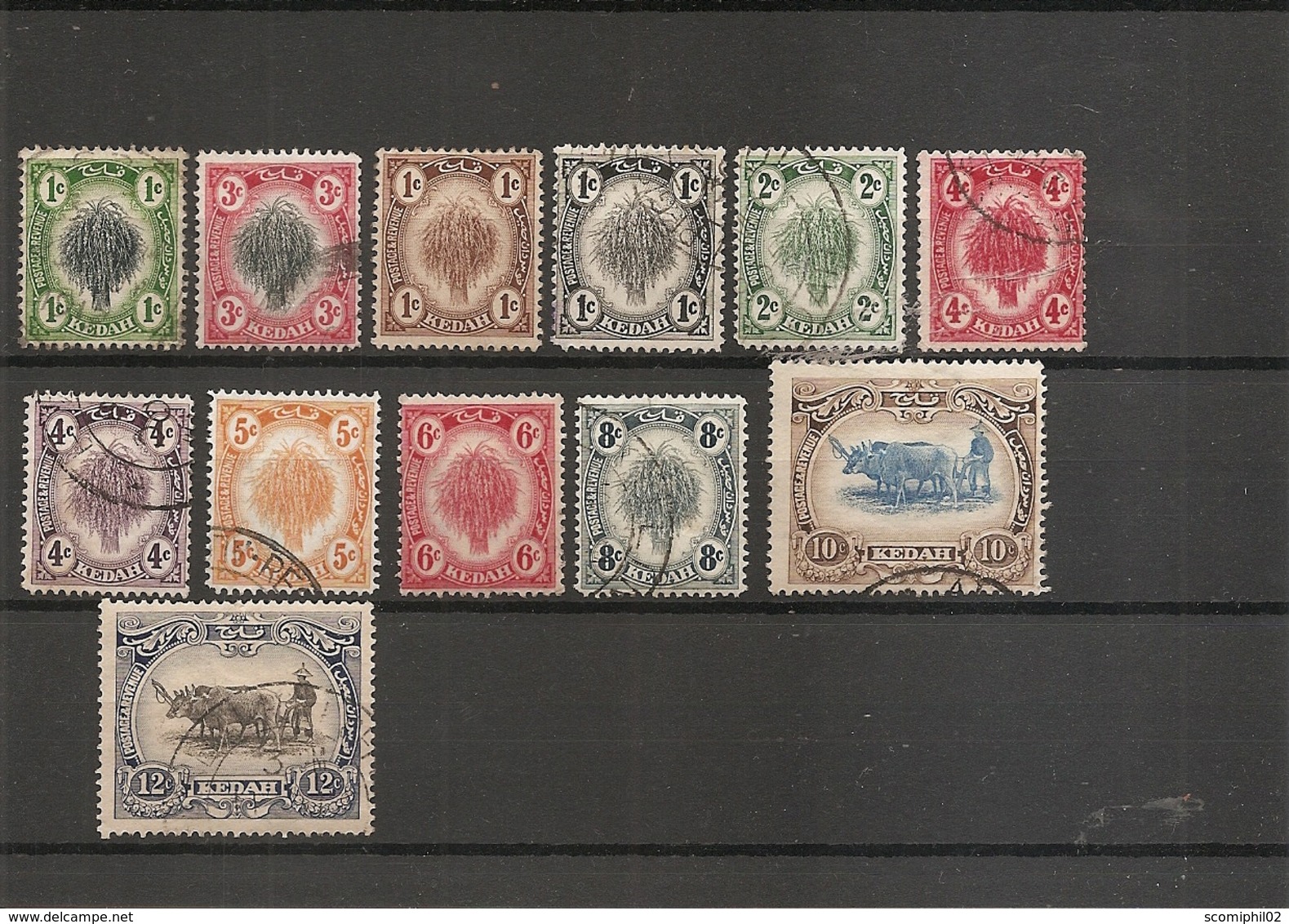 Kedah ( Lot De Timbres Divers Différents à Voir) - Kedah