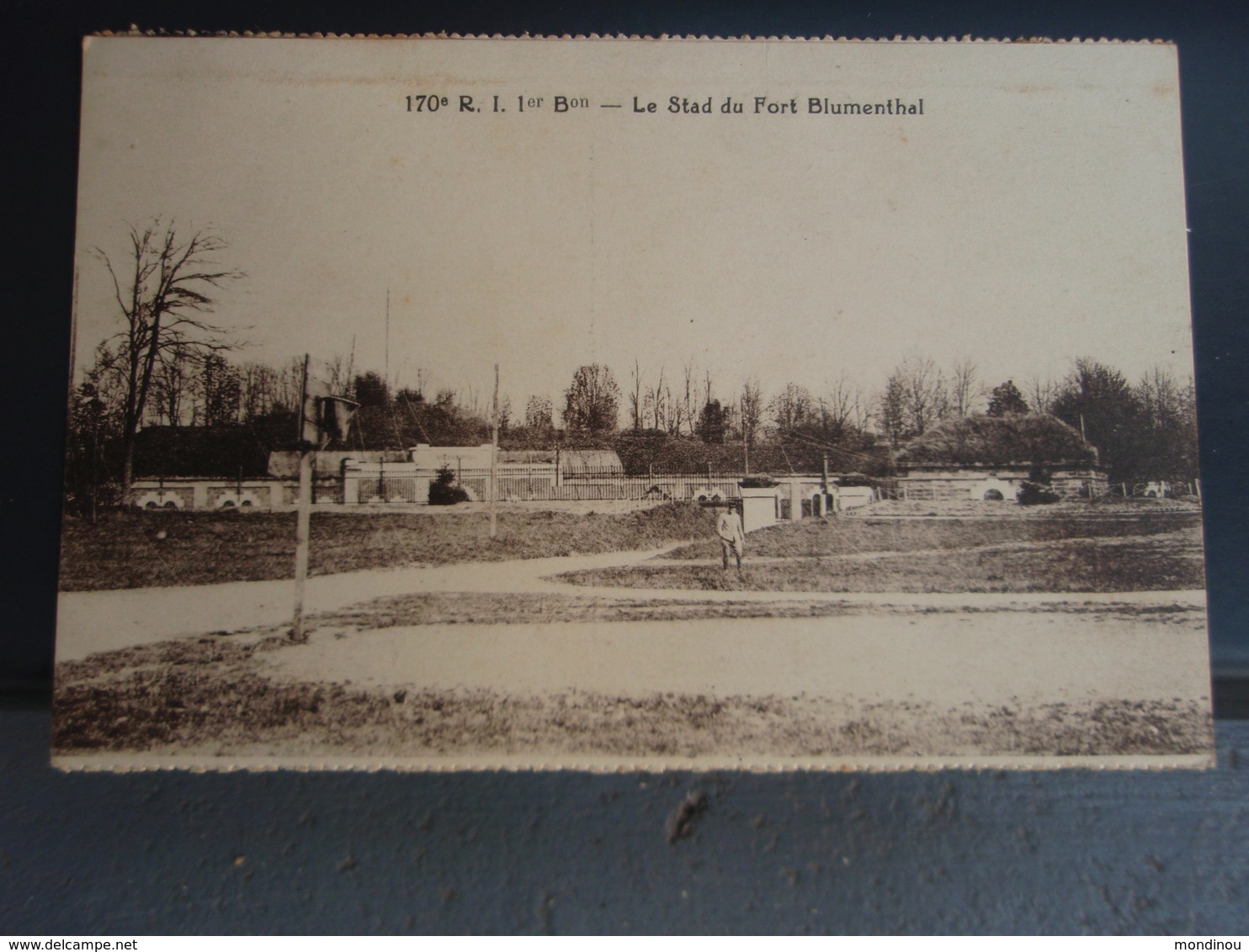 Cpa  Kehl Auenheim. 170° R.I 1er Bon Le Stad Du Fort Blumenthal. 1930 - Autres & Non Classés