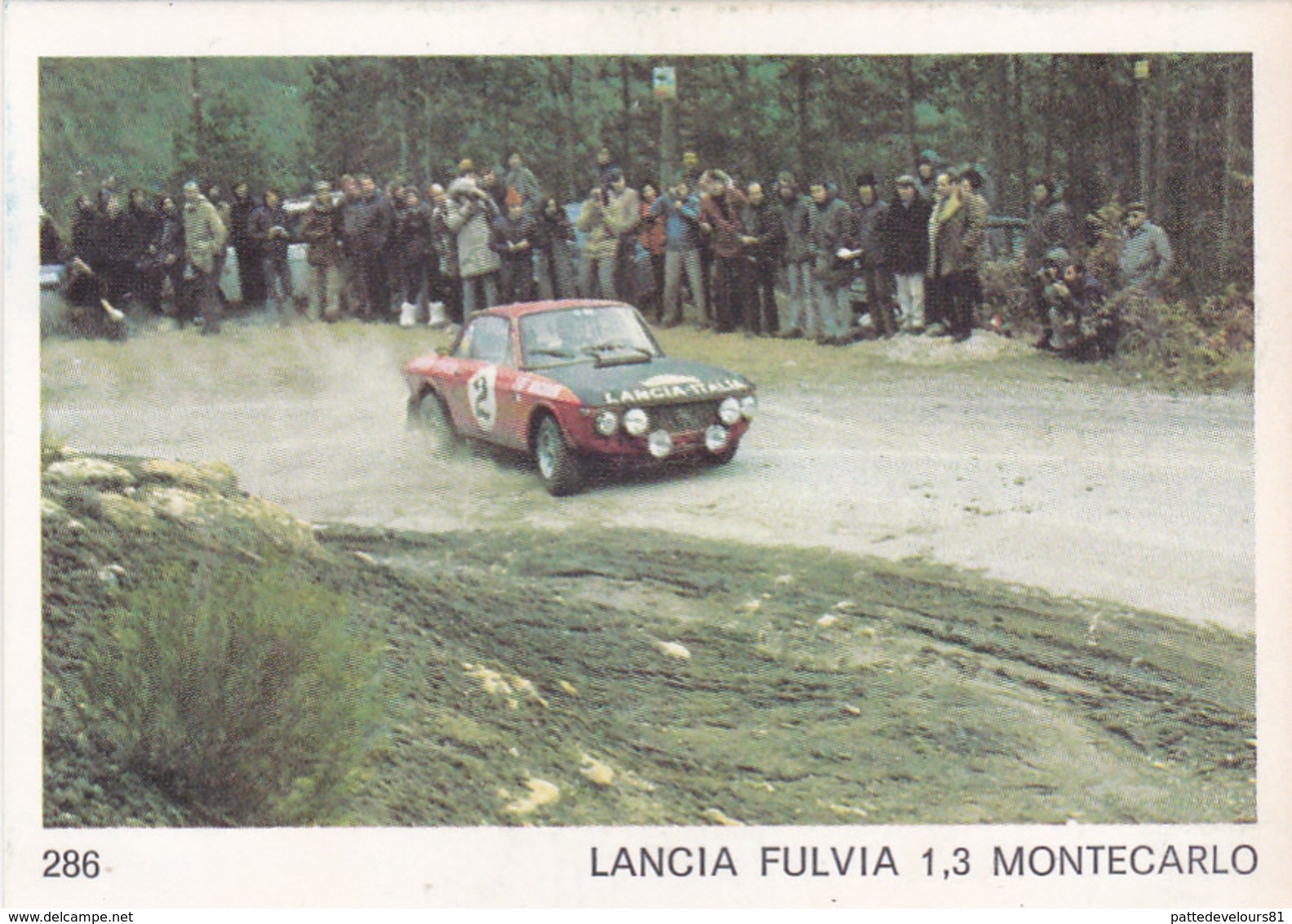 IMAGE 5 X 7,5  Sport Automobile Voiture De Rallye Sport Mécanique LANCIA FULVIA 1,3 MONTECARLO - Autres & Non Classés