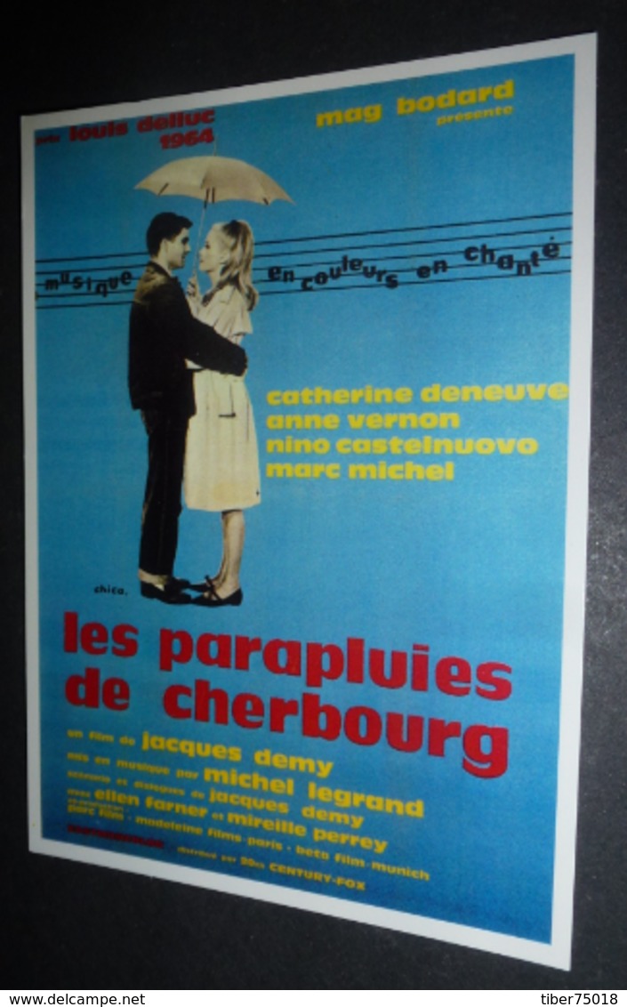 Carte Postale : Les Parapluies De Cherbourg (affiche, Film, Cinéma) Jacques Demy - Catherine Deneuve - Posters On Cards