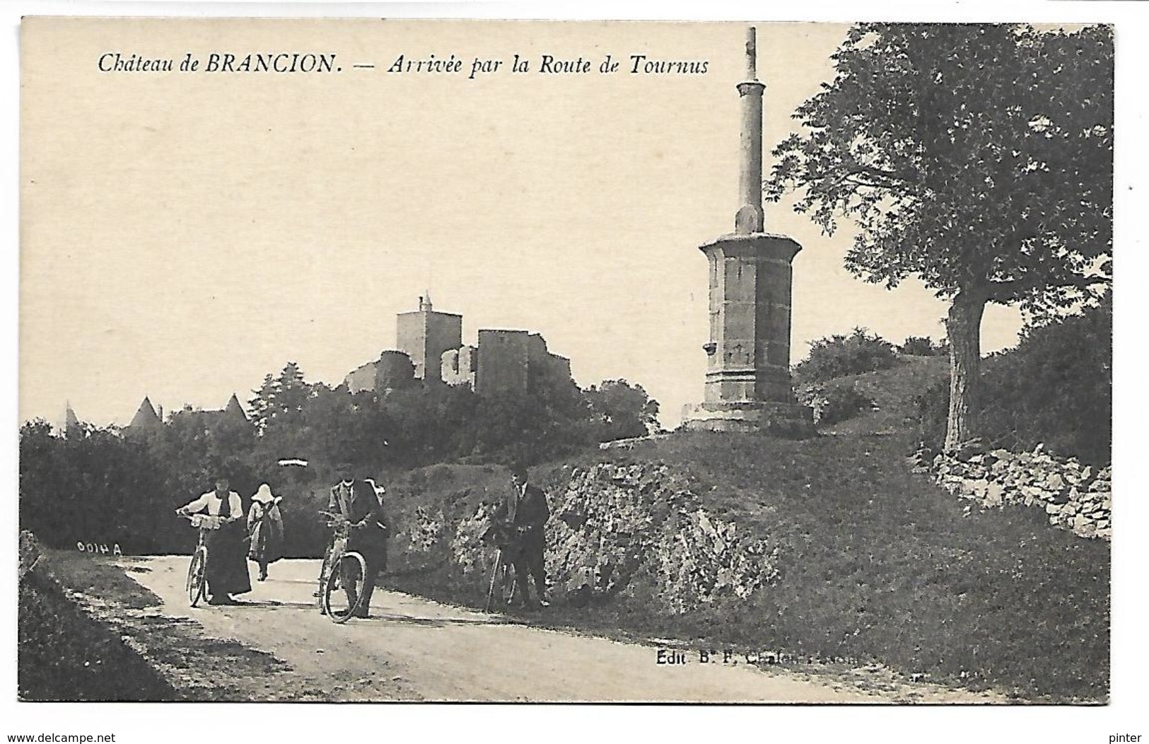 Château De BRANCION - Arrivée Par La Route De Tournus - Autres & Non Classés