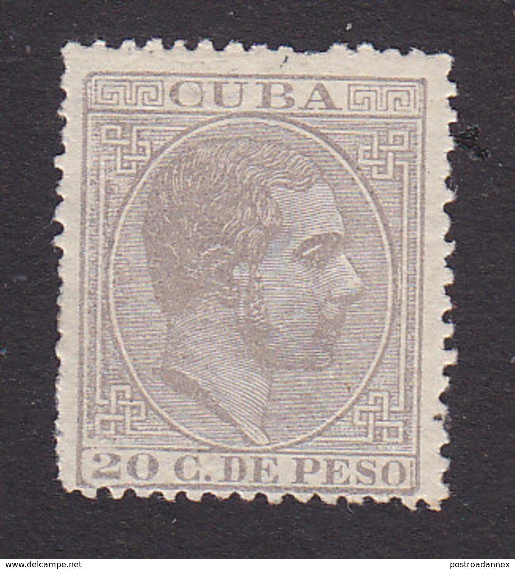 Cuba, Scott #131, Mint Hinged, King Alfonso XII, Issued 1888 - Kuba (1874-1898)