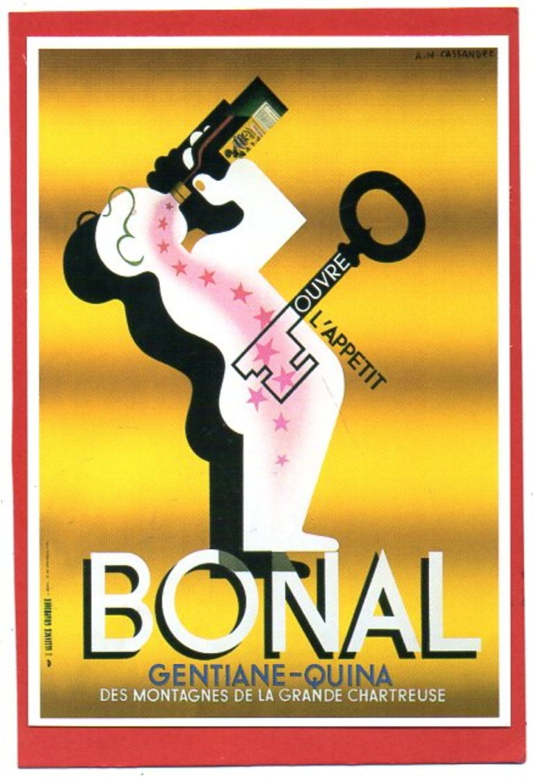 CPM/  BONAL Gentiane-Quina   REPRO D'Affiche Publicitaire - Pubblicitari