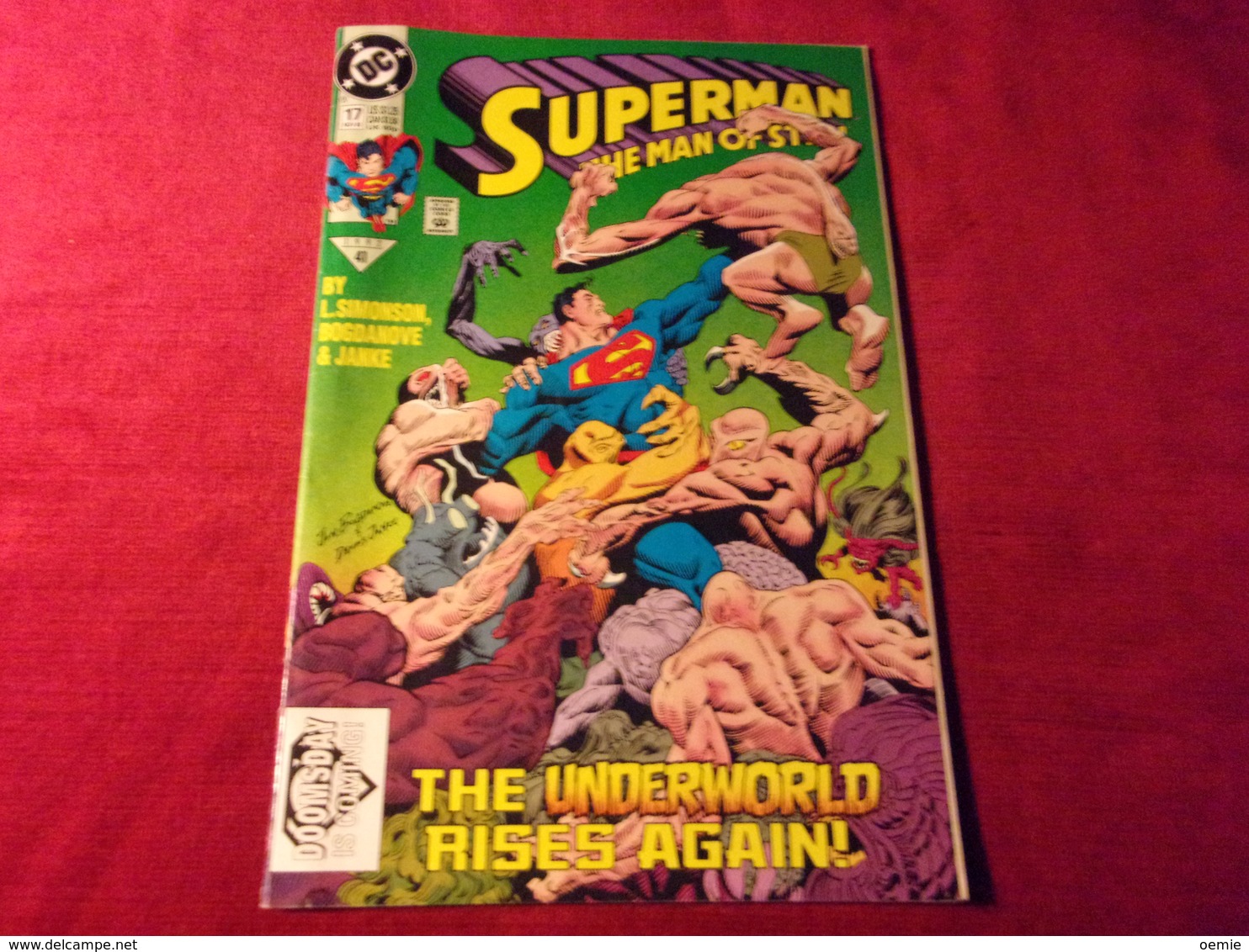 SUPERMAN  THE MAN OF STEEL  No 17   NOV 92 - DC