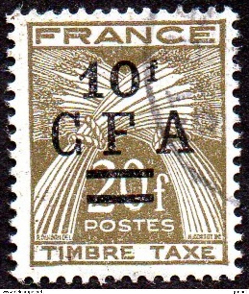 Réunion Obl. N° Taxe 42 - Gerbes De Blé - Postage Due