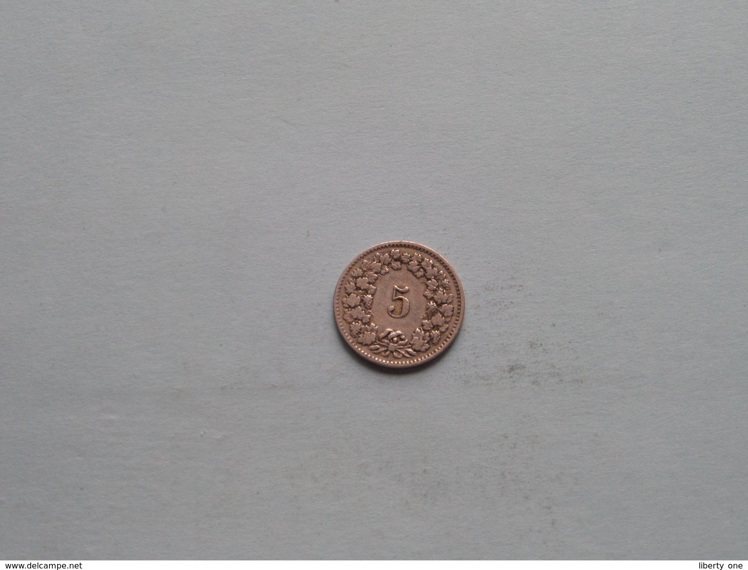 1901 - 5 Rappen / KM 26( Uncleaned Coin - For Grade, Please See Photo ) ! - Andere & Zonder Classificatie