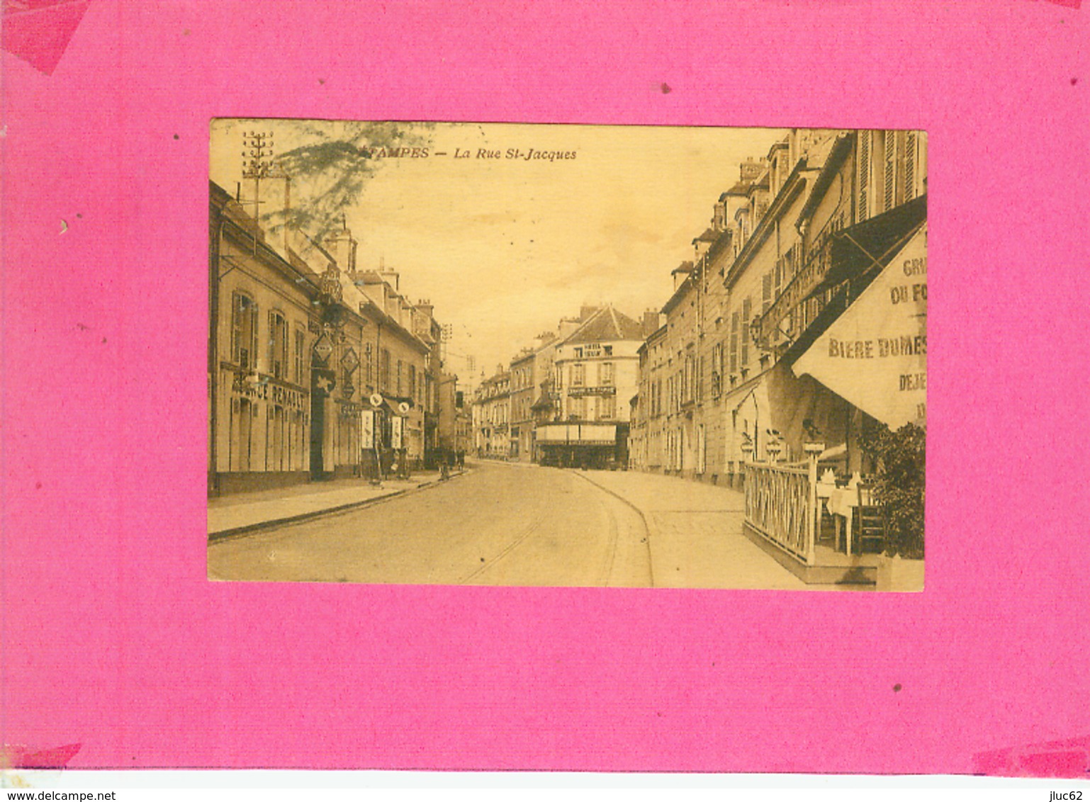 CP.  91.  ETAMPES.  LA  RUE  SAINT  JACQUES - Etampes