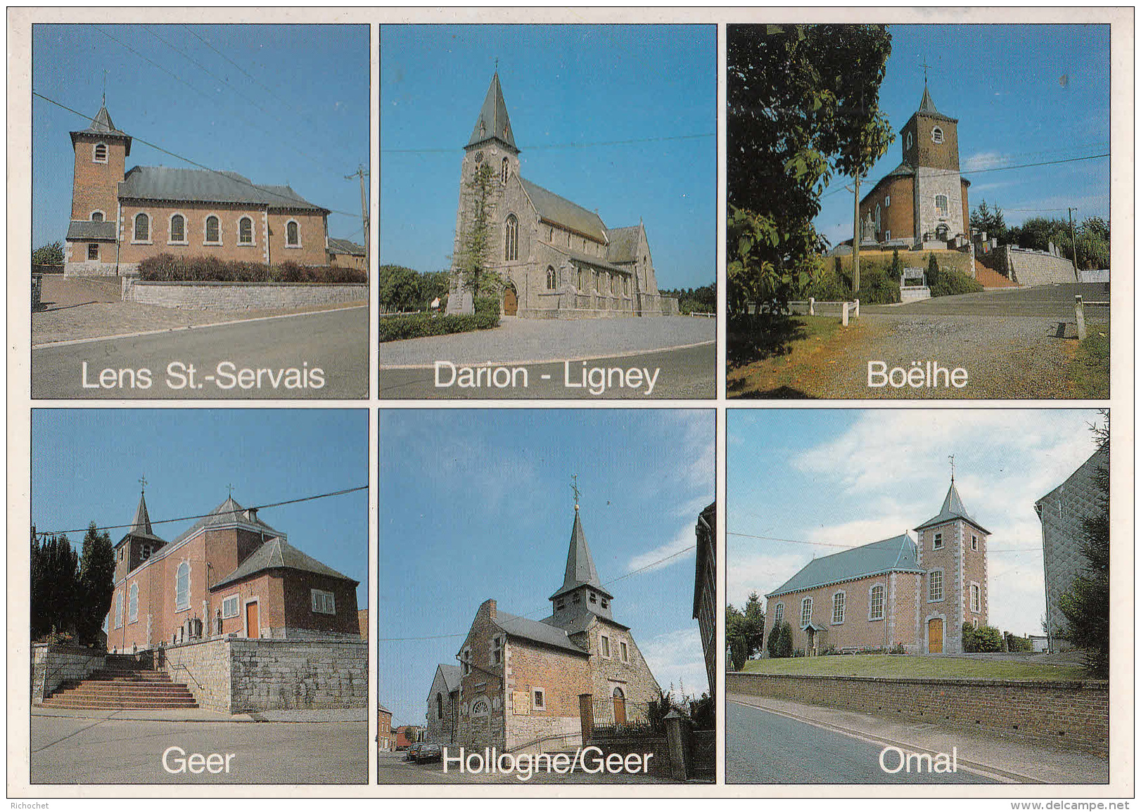 Geer - Les 6 églises De L'entité De Geer - Geer