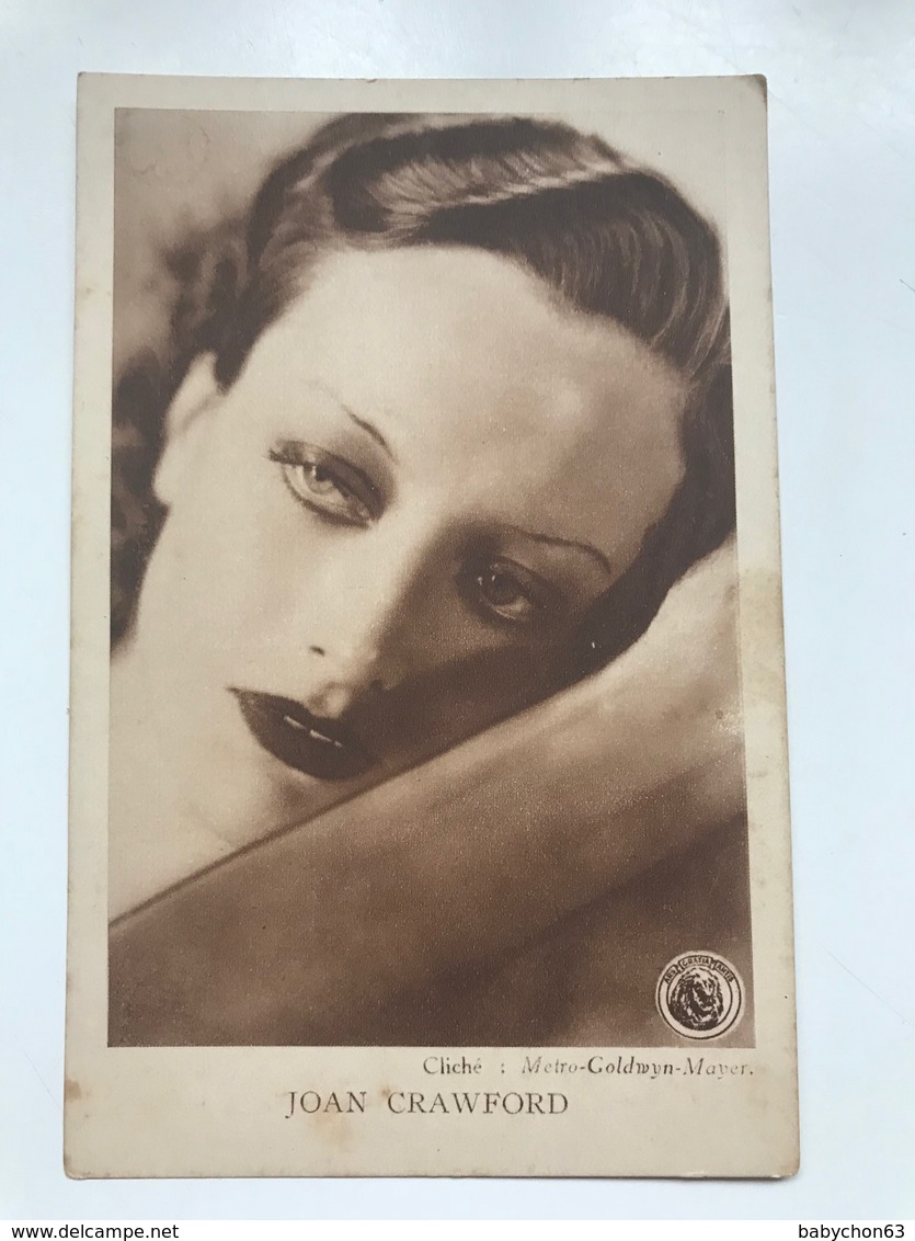 Carte Postale Ancienne  JOAN CRAWFORD  Cliché : Metro-Goldwyn – Mayer Edition S.A. Cacao Et Chocolat Kivou Vilvorde - Artistes