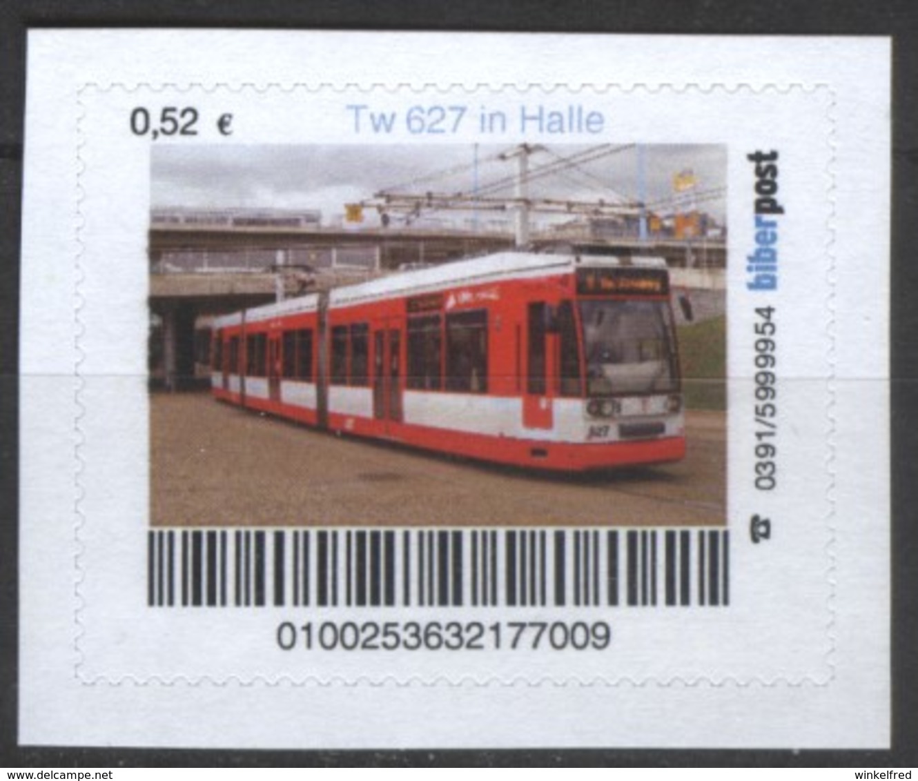 Biber Post Tw 627 In Halle (Tram) (52)  G473 - Privatpost