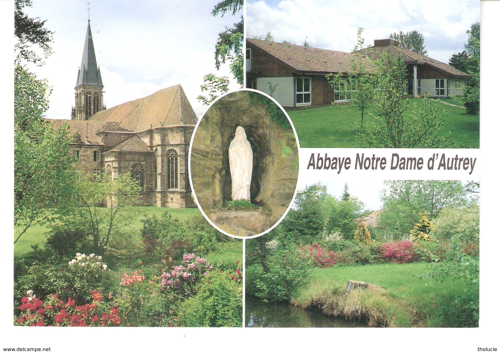Autrey-(Rambervillers-Saint-Dié-Vosges)-Multivues-Abbaye Notre-Dame D'Autrey-statue-parc-Ecole-cours Agnès De Langeac - Rambervillers