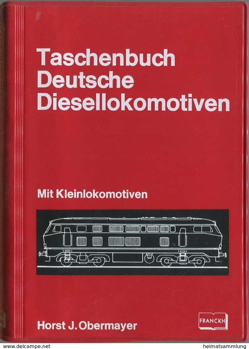 Taschenbuch - Deutsche Diesellokomotiven Mit Kleinlokomotiven Horst J. Obermayer 1972 - 214 Seiten Mit 185 Abbildungen - - Technical