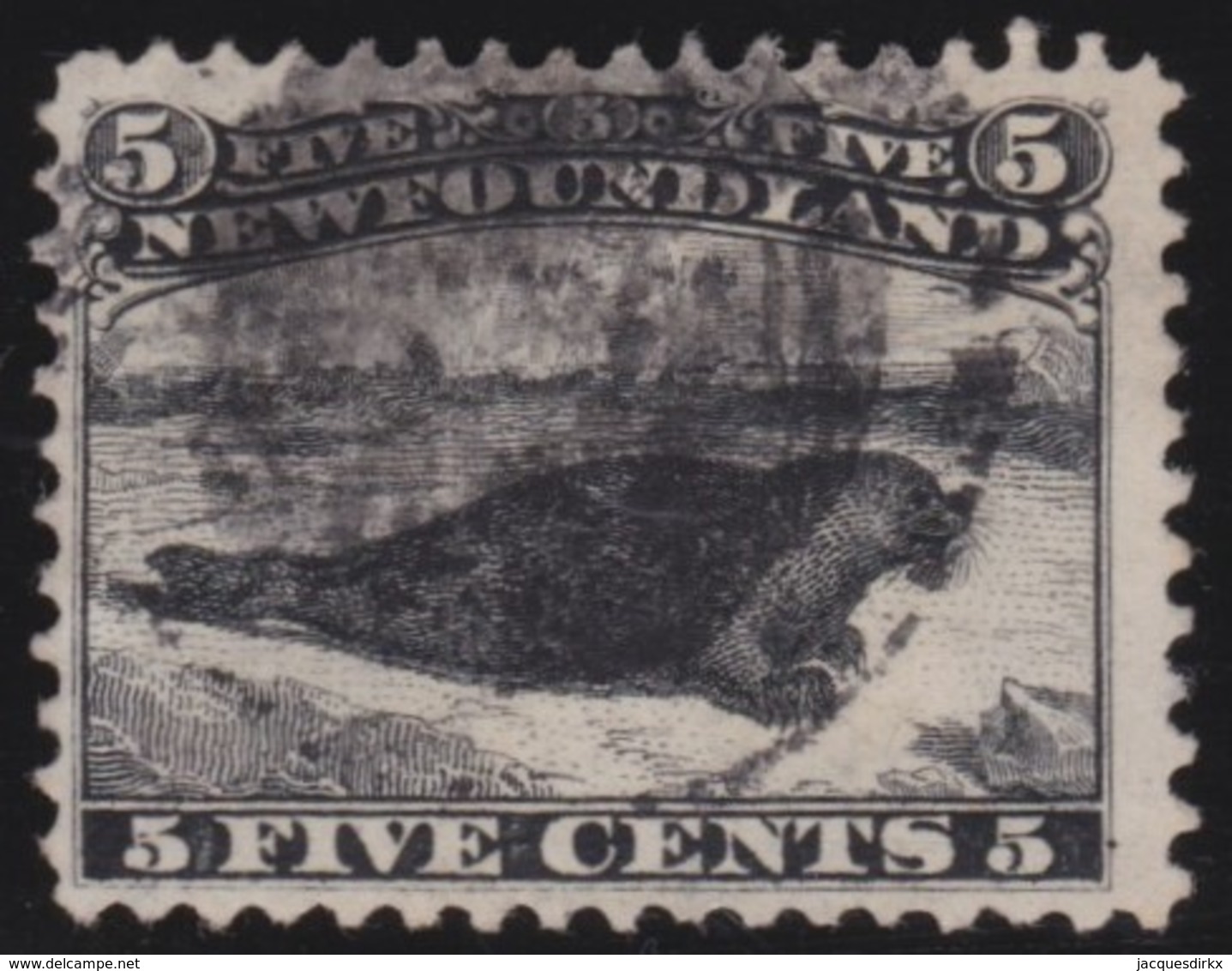 Newfoundland  .    SG   .     38        .       O      .  Gebruikt      .    /   .   Cancelled - 1865-1902