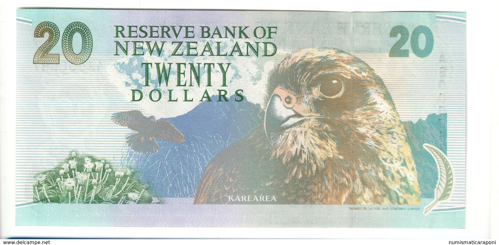 Nuova Zelanda NEW ZEALAND 20 Dollars 1992 Numeri Bassi AB000087 UNC Pick 179 LOTTO 2247 - New Zealand