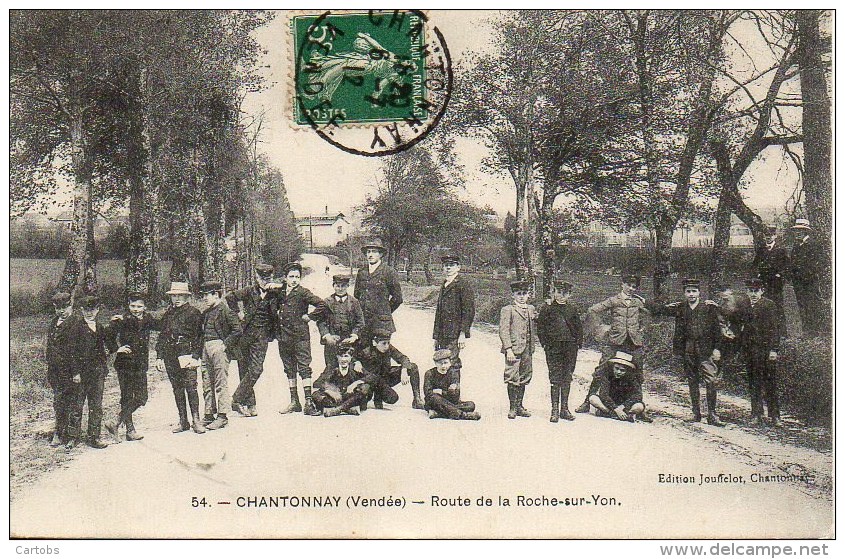 85 CHANTONNAY  Route De La Roche-sur-Yon (très Animée) - Chantonnay