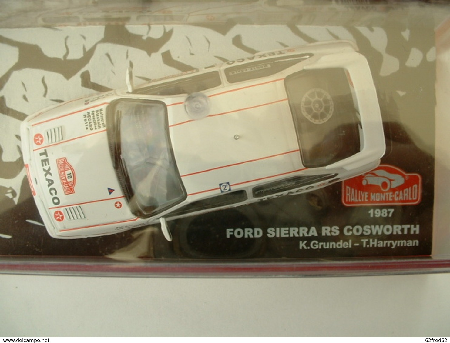 FORD SIERRA RS COSWORTH - RALLYE DE MONTE CARLO 1987 - GRUNDEL / HARRYMAN - ALTAYA IXO - 1/43éme - Ixo