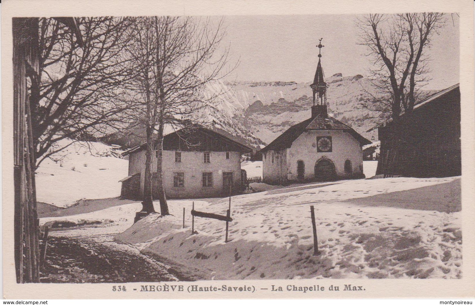 Haute  Savoie : MEGEVE : La  Chapelle   Du  Max - Megève