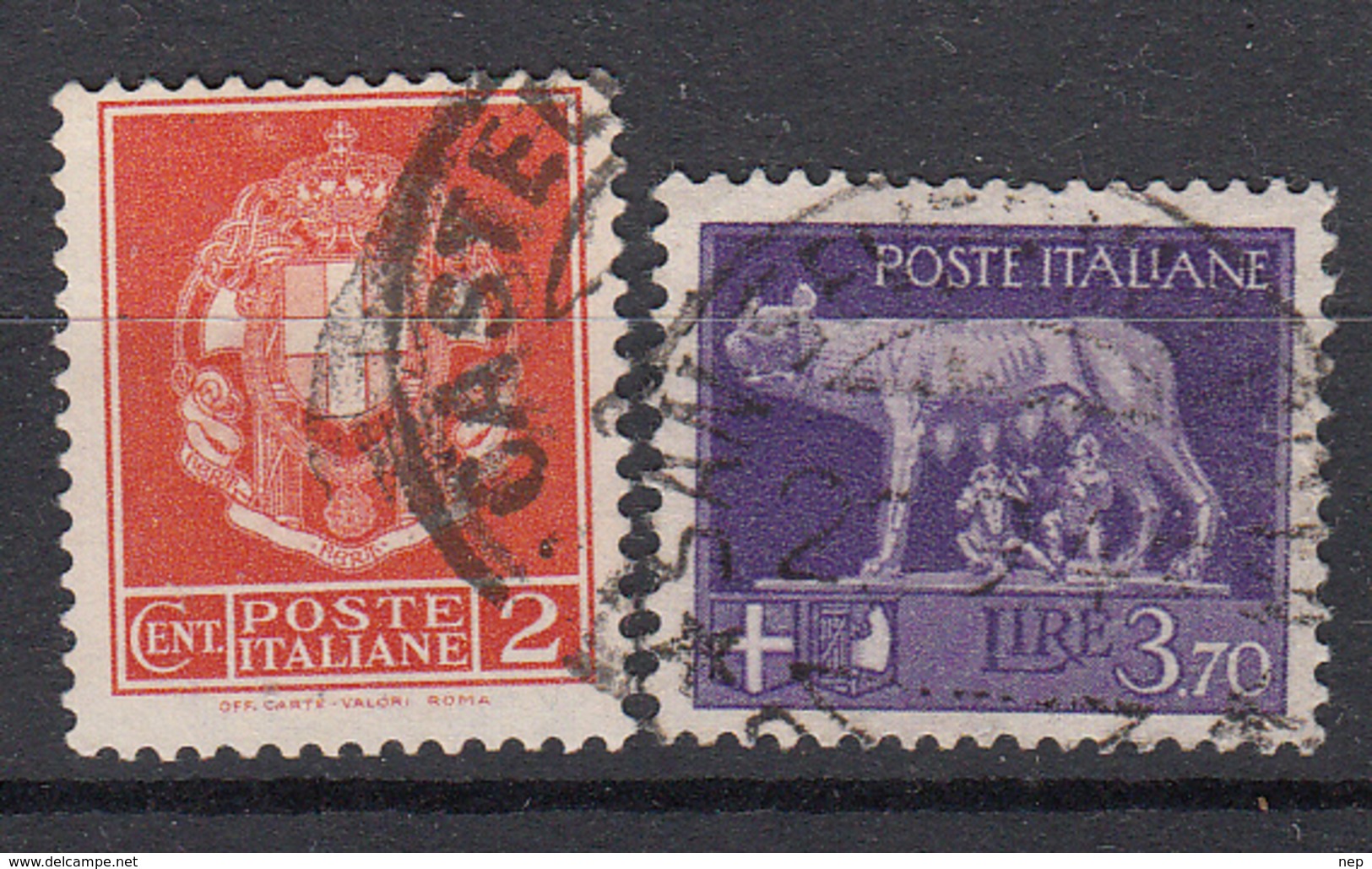 ITALIË - Michel - 1930 - Nr 358/59 - Gest/Obl/Us - Usati