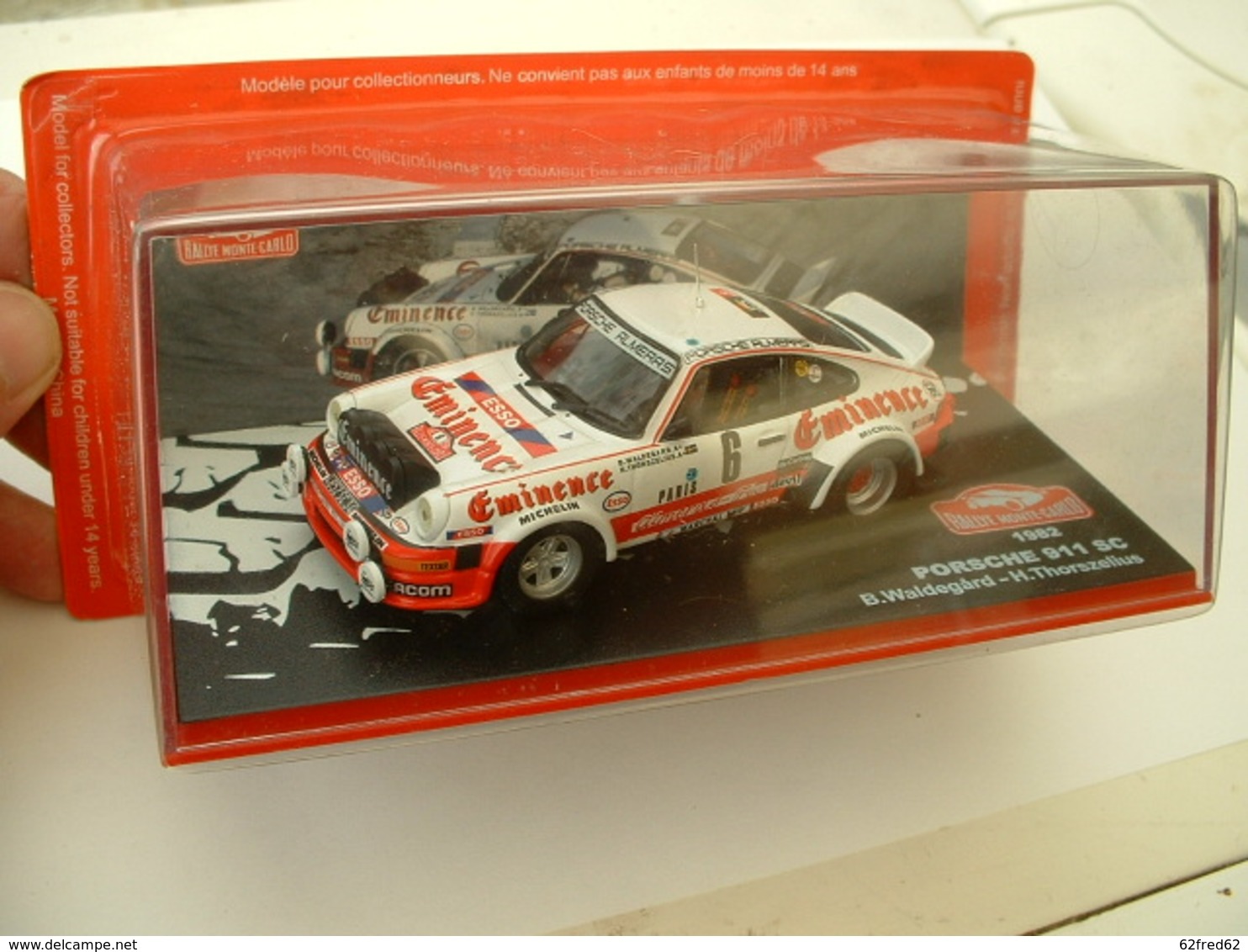 PORSCHE 911 SC - RALLYE DE MONTE CARLO 1982 - WALDEGARD / THORSZELIUS - ALTAYA IXO - 1/43éme - Ixo