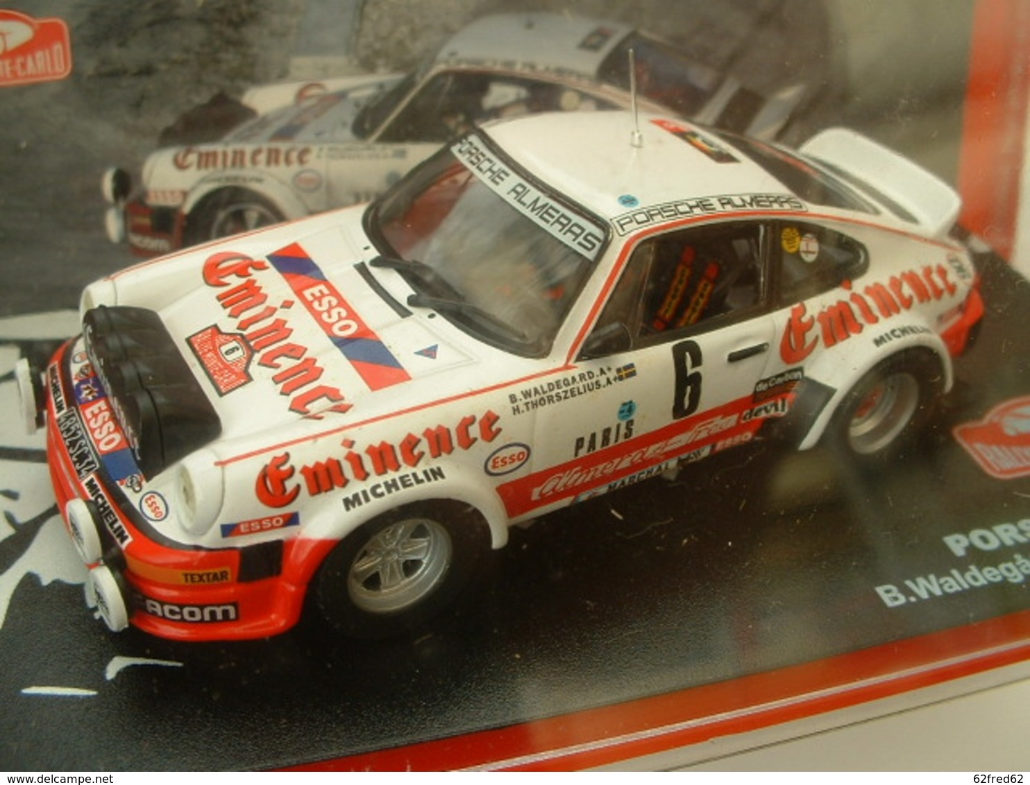 PORSCHE 911 SC - RALLYE DE MONTE CARLO 1982 - WALDEGARD / THORSZELIUS - ALTAYA IXO - 1/43éme - Ixo