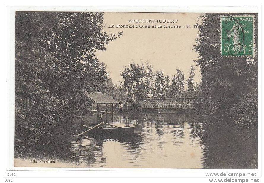 PAS DE CALAIS BERTHENICOURT PONT DE L'OISE ET LE LAVOIR - Autres & Non Classés