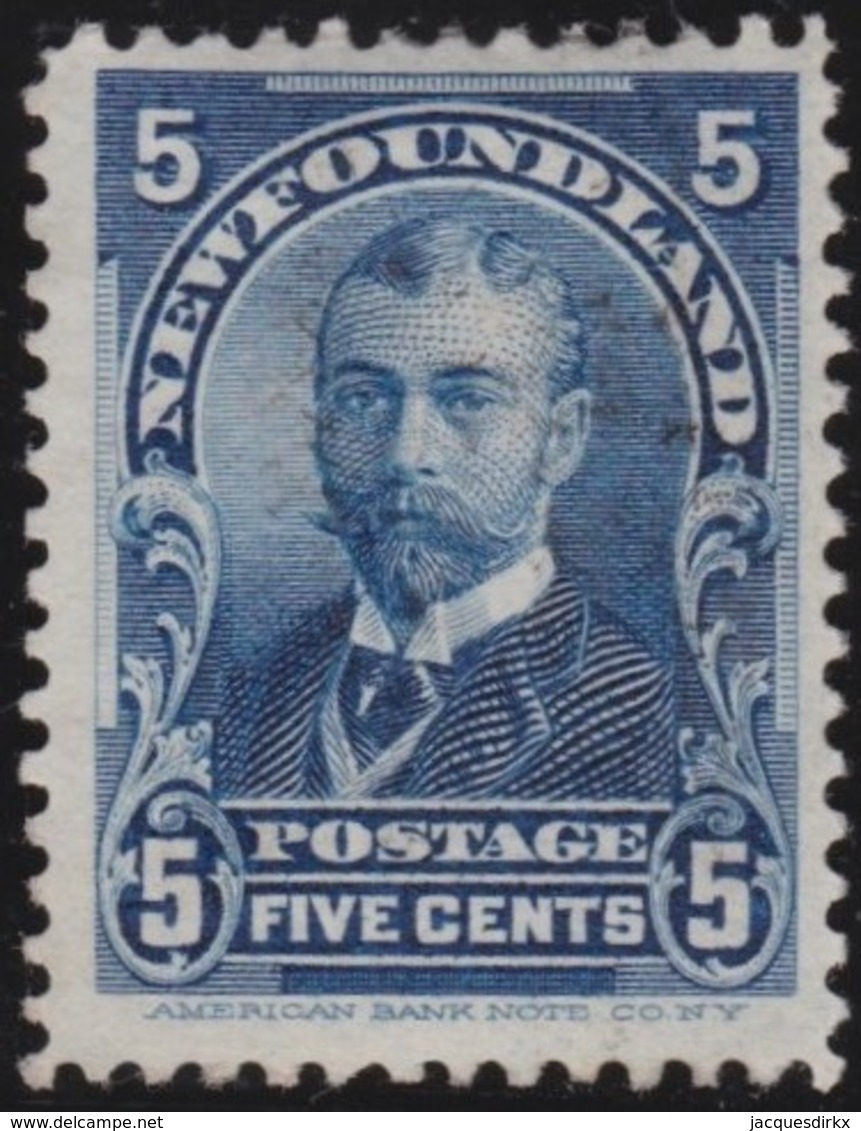 Newfoundlans    .    SG   .        90      .     *       .     Ongebruikt    .    /      .     Mint-hinged - 1865-1902