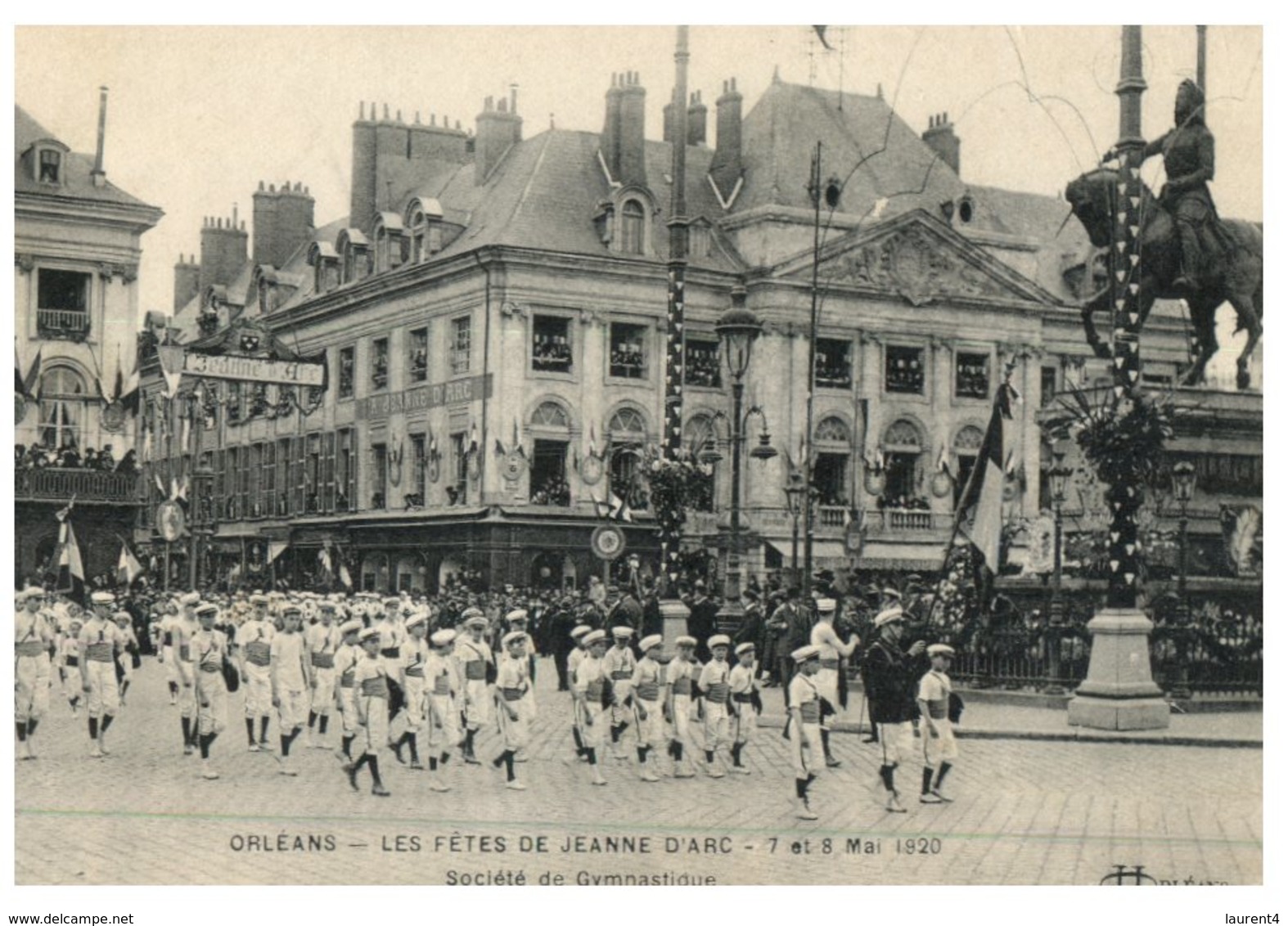 (ORL 148) Very Old Postcard - France - Orléans Fêtes De Jeanne D'Arc / Joan Of Arc Festrivities (around 1900) - Beroemde Vrouwen