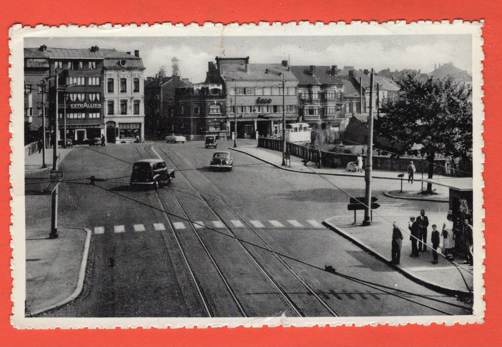 BELGIQUE - CHARLEROI - VUE SUR LE PONT DE WATERLOO - 1956 - Charleroi