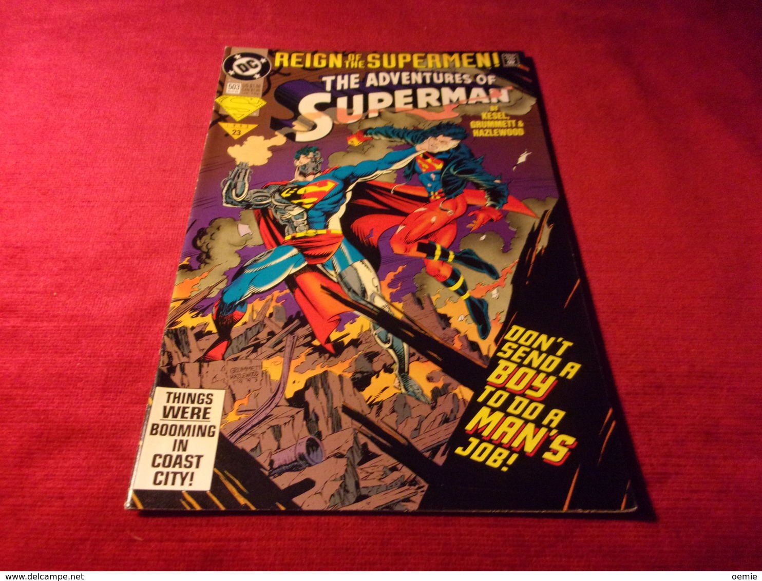 THE ADVENTURES OF  SUPERMAN    No 503 AUG 93 - DC