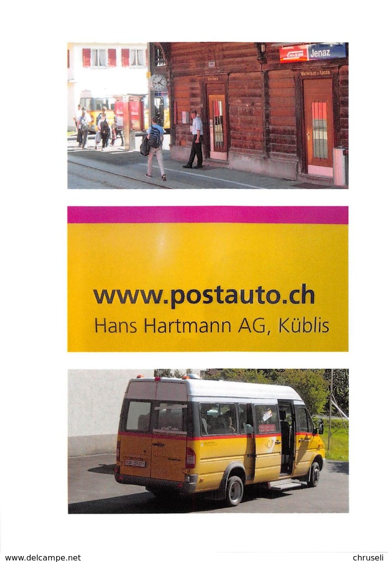 Jenaz  3 Bild   Postauto Limitierte Auflage! - Jenaz