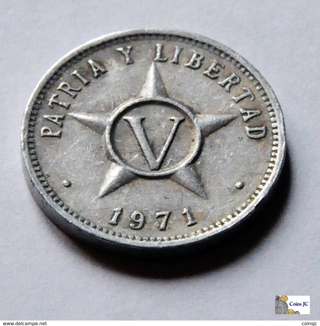 Cuba - 5 Centavos - 1971 - Cuba