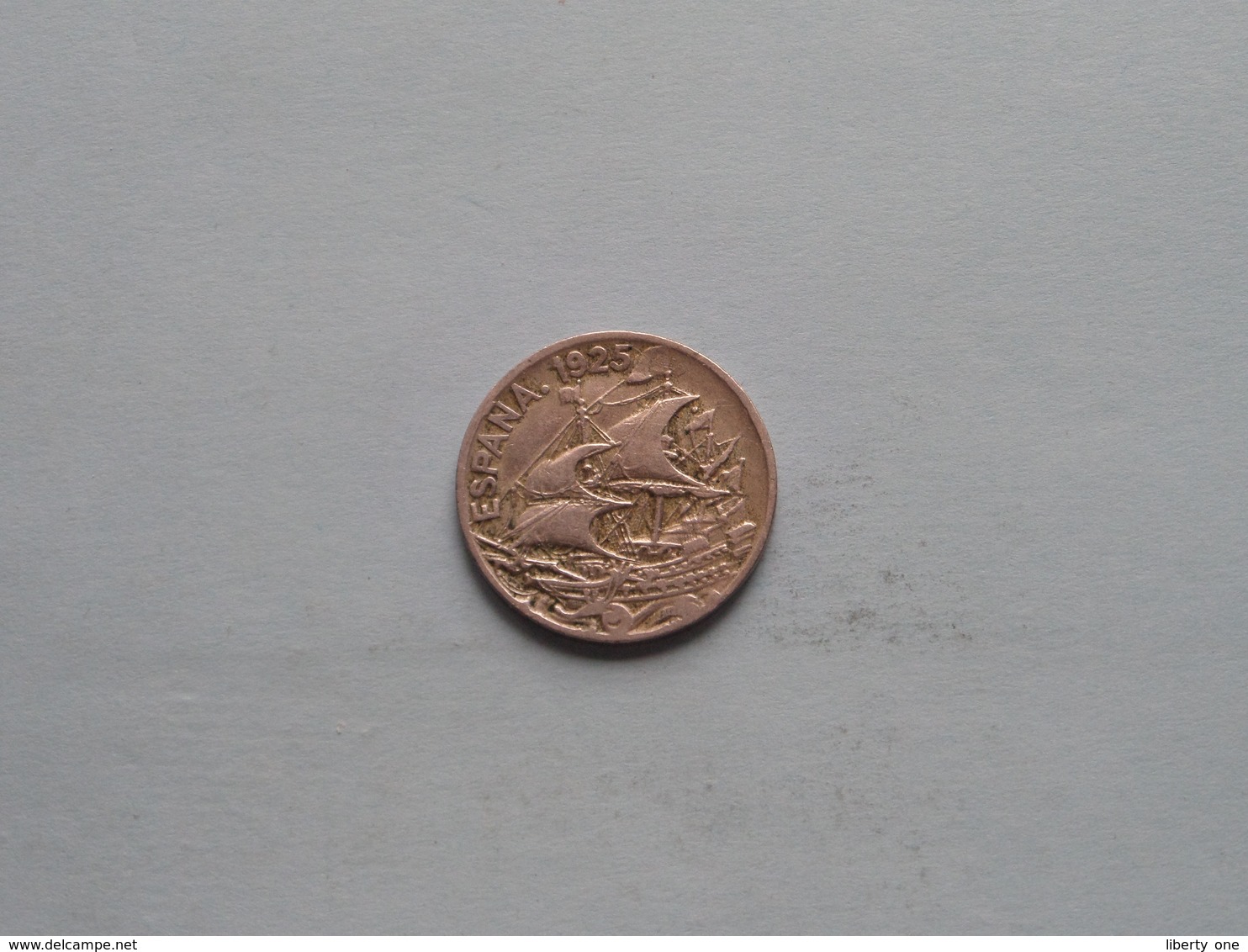 1925 PC - S / 25 Centimes / KM 742 ( Uncleaned - For Grade, Please See Photo ) ! - First Minting