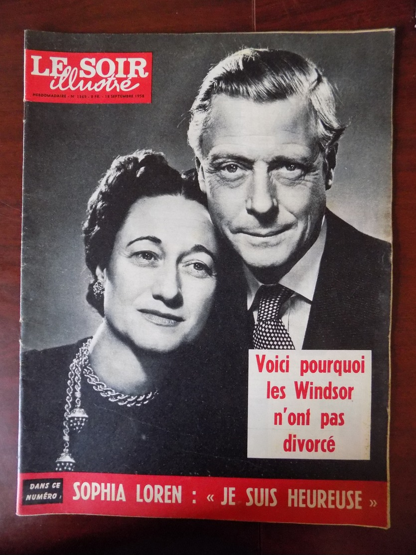 Revue "le Soir Illustré" N° 1369 / Les Windsor - Sophia Loren - Onassis - Anna Magnani - Victor Francen... - Informations Générales