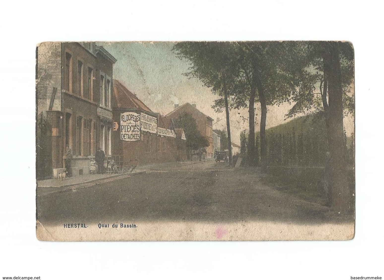 HERSTAL. - Quai Du Bassin (1909). - Herstal