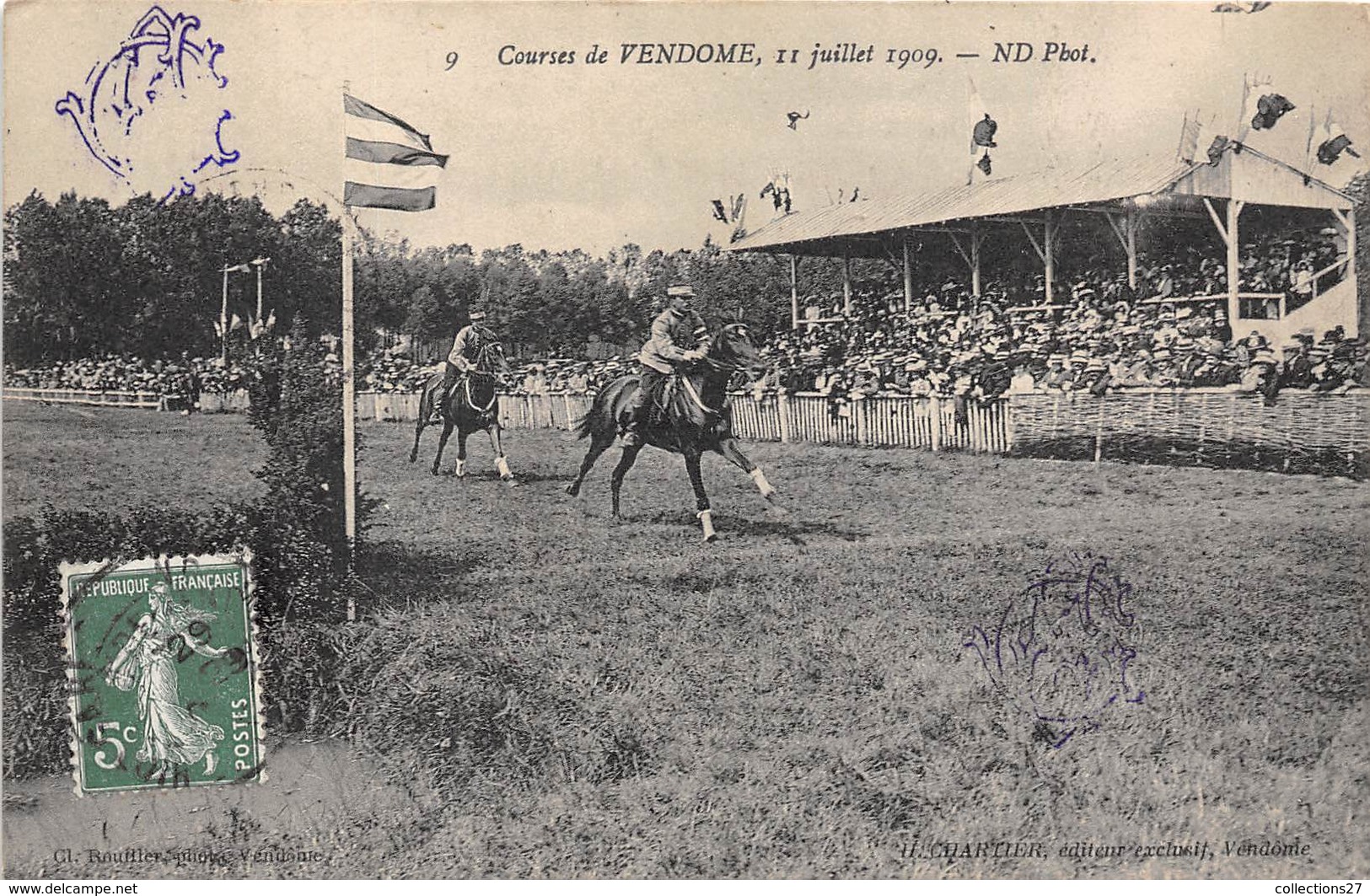 41-VENDOME- COURSES DE VENDOME - 11 JUILLET 1909 - Vendome