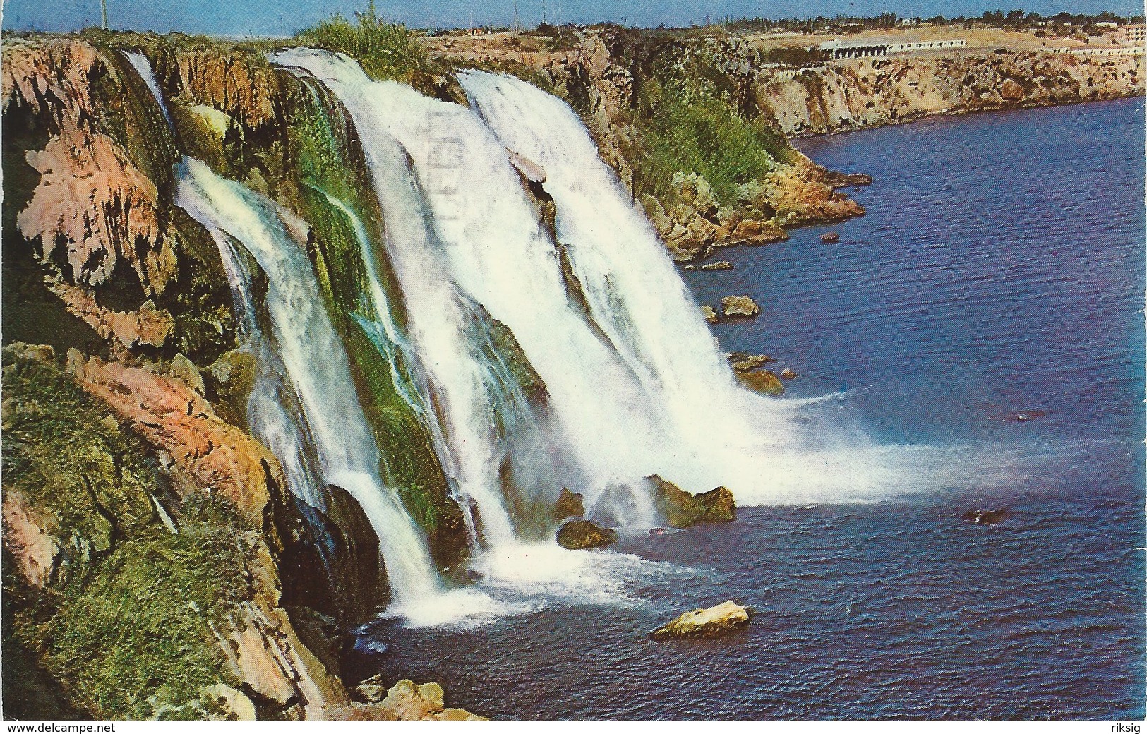 Turkey - Düden Waterfall. Antalya. Sent To Sweden.  # 07884 - Turkey