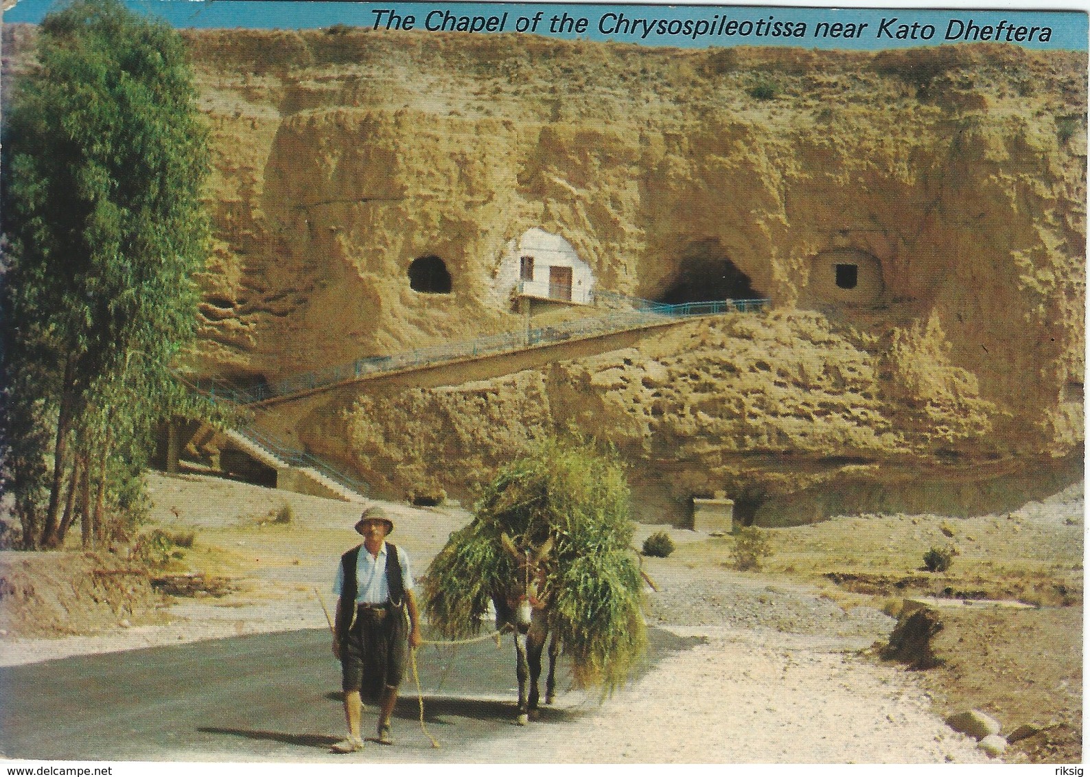 Cyprus - The Chapel Of The Chrysospileotissa. Sent To Denmark  # 07885 - Chipre