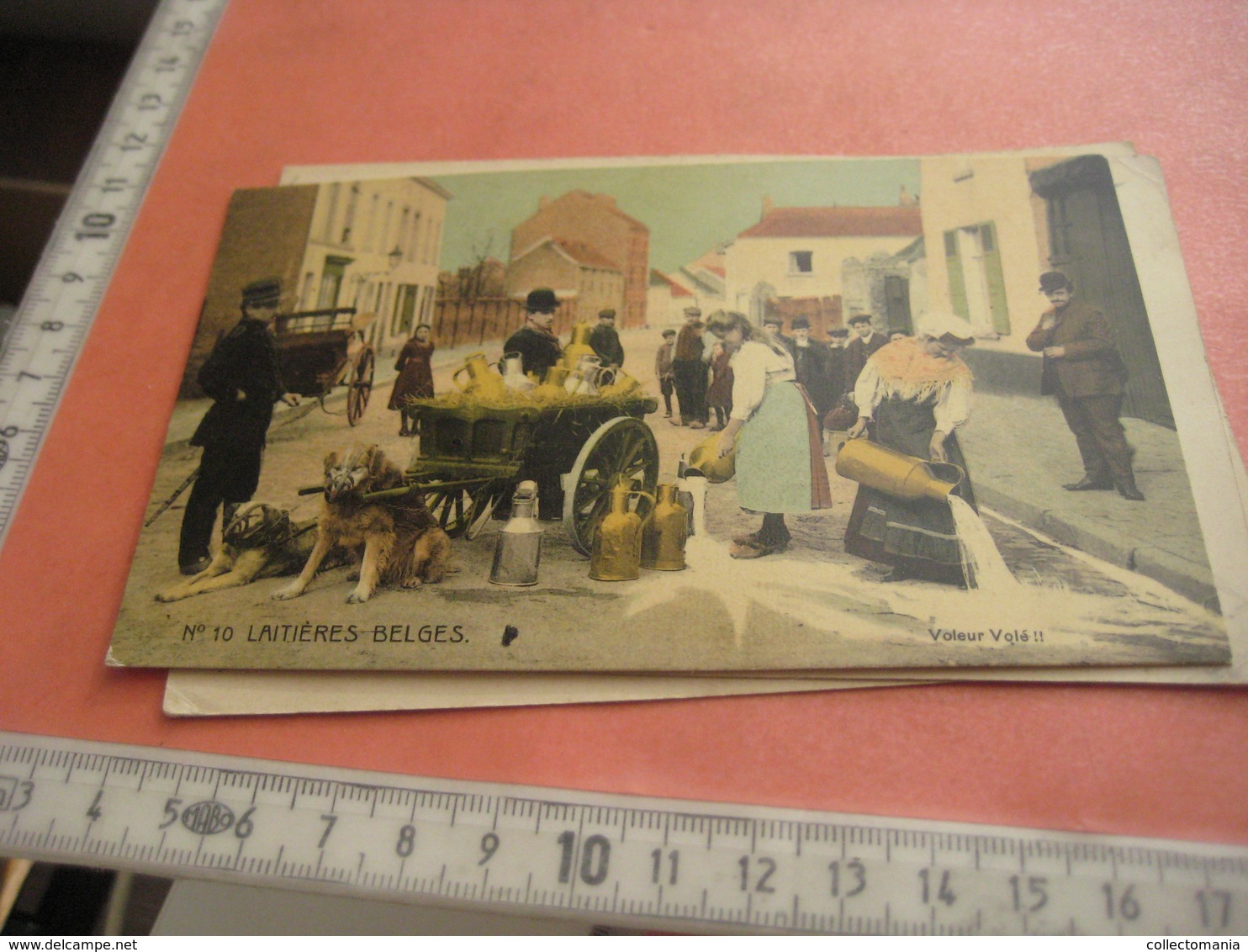 12 CPA  c1911 - édition O.S.B. SERIE 20  complet LITHO Attelage de Chiens, LAITIERES Belges transport canine