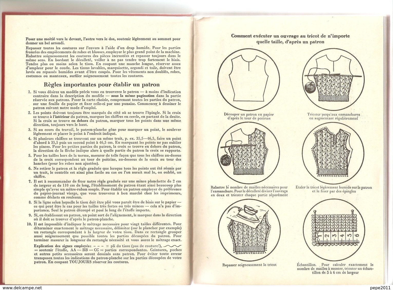 LA COUPE D’OR LUTTERLOH – La Mesure Universelle Edition 1956 Manuel Pour Apprendre à Confectionner Tout Vêtement - 1956 - Mode