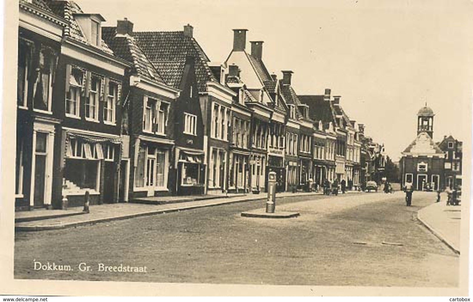 Dokkum, Gr. Breedstraat (type Fotokaart) - Dokkum