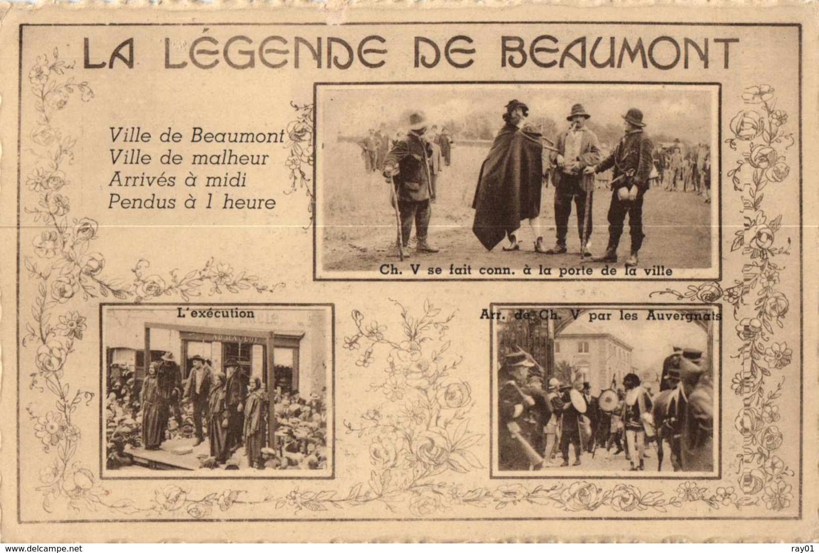 BELGIQUE - HAINAUT - BEAUMONT - La Légende De Beaumont. - Beaumont