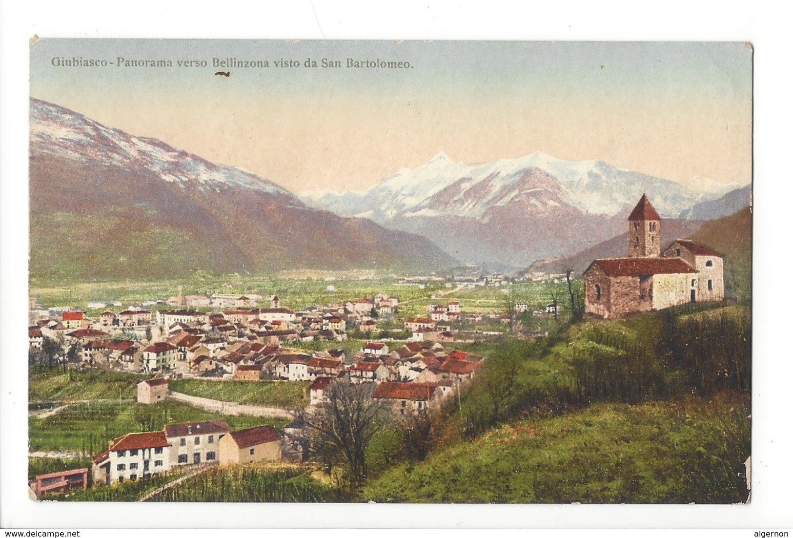 20411 - Giubiasco Panorama Verso Bellinzona Visto Da San Bartolomeo - Giubiasco