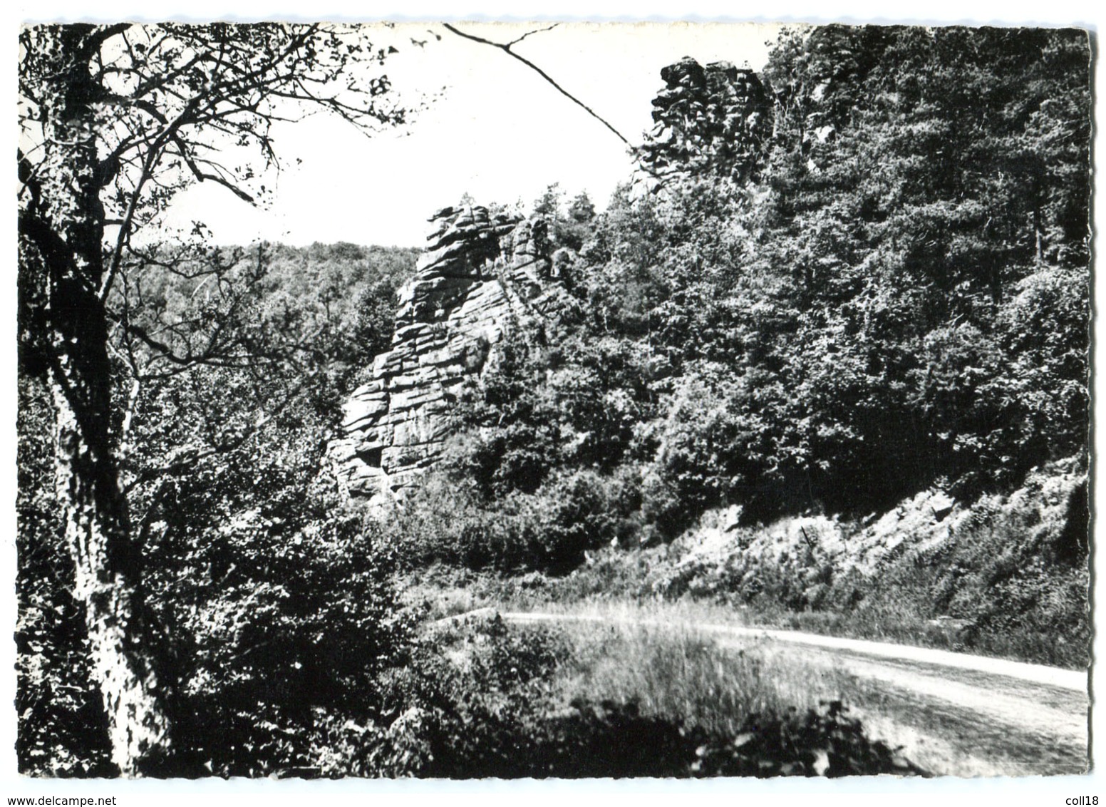 CPSM 58 (grand Format)  DUN LES PLACES Rochers Route De St Brisson - Autres & Non Classés