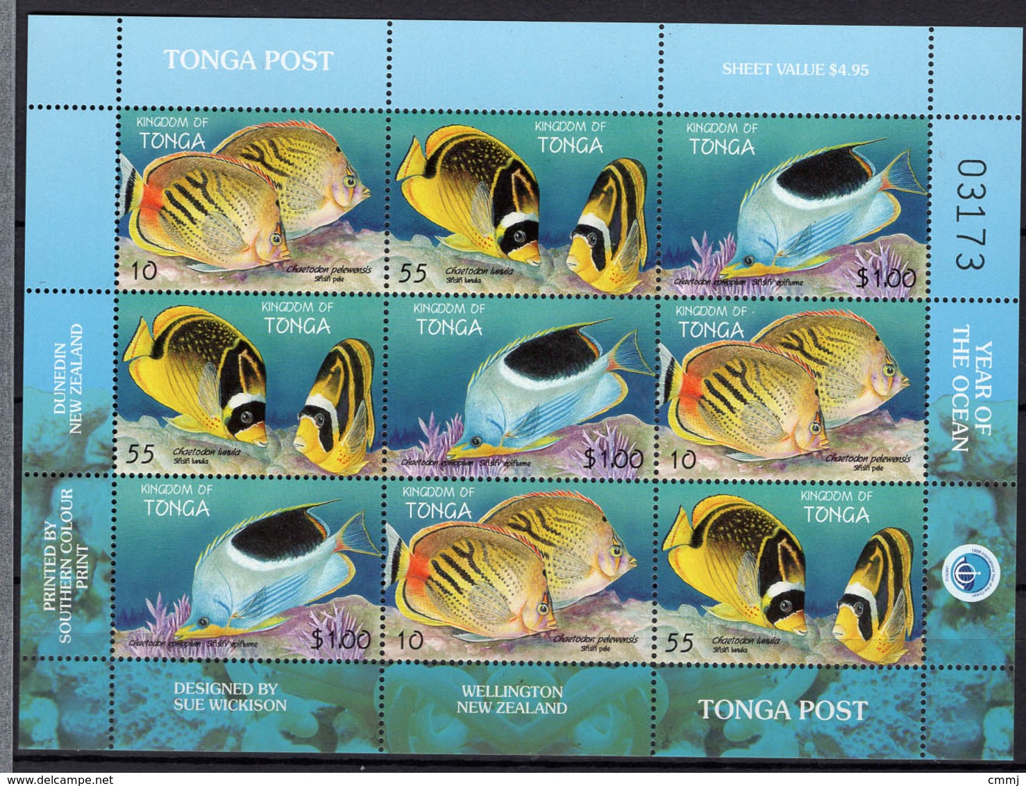 1998 - TONGA - Mi. Nr. 1536/1538 - NH - (UP.207.35) - Tonga (1970-...)